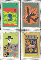 Cuba 1490-1493 (complete Issue) Unmounted Mint / Never Hinged 1969 Cuban Film Industry - Ungebraucht