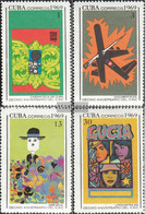 Cuba 1490-1493 (complete Issue) Unmounted Mint / Never Hinged 1969 Cuban Film Industry - Neufs