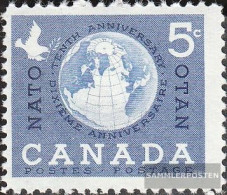 Canada 331 (complete Issue) Unmounted Mint / Never Hinged 1959 10 Years NATO - Ungebraucht