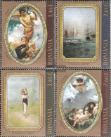Romania 6489-6492 (complete Issue) Unmounted Mint / Never Hinged 2011 Paintings - Nuovi