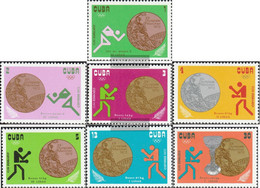 Cuba 1839-1845 (complete Issue) Unmounted Mint / Never Hinged 1973 Medal Profits Olympic. Games - Nuevos