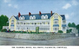 CORNWALL -  FALMOUTH - THE MADEIRA HOTEL Co675 - Falmouth