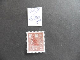 Norvège.: :timbre N°447 Oblitéré - Colecciones