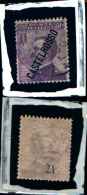 83137) Castelrosso-Serie Ordinaria Con Soprastampa In Diagonale  50c..-. 1val-.cat-21-usato-55€ - Castelrosso