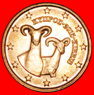 § GREECE: CYPRUS ★ 1 CENTS 2015 UNC MINT LUSTER Uncommon! LOW START ★ NO RESERVE! - Zypern