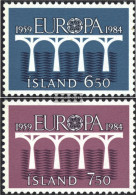 Iceland 614-615 (complete Issue) Unmounted Mint / Never Hinged 1984 Europe - Nuevos