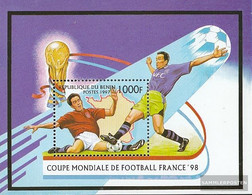 Benin Block 26 (complete Issue) Unmounted Mint / Never Hinged 1997 Football-WM 98, France - Other & Unclassified