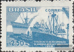 Brazil 942 (complete Issue) Unmounted Mint / Never Hinged 1958 Reconstruction The Merchant - Ongebruikt