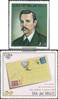 Cuba 1767-1768 (complete Issue) Unmounted Mint / Never Hinged 1972 Day The Stamp - Nuovi