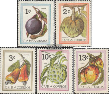 Cuba 859-863 (complete Issue) Unmounted Mint / Never Hinged 1963 Fruits - Unused Stamps