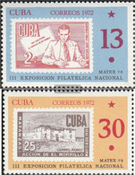 Cuba 1819-1820 (complete Issue) Unmounted Mint / Never Hinged 1972 Stamp Exhibition - Ongebruikt