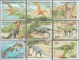 Benin 1040-1048 (complete Issue) Unmounted Mint / Never Hinged 1998 Prehistoric Animals - Other & Unclassified