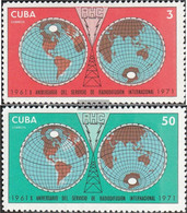 Cuba 1692-1693 (complete Issue) Unmounted Mint / Never Hinged 1971 Cuban Broadcasting - Nuevos