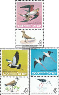 Israel 652-654 With Tab (complete Issue) Unmounted Mint / Never Hinged 1975 Protected Wild Birds - Nuevos (sin Tab)