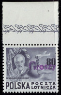 Neuf Sans Charnière N° 24, 80z FD Roosevelt Surchargé Groszy En Violet, Bdf, T.B. - Autres & Non Classés