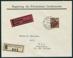 Lettre N° 10, 1.20 Brun Rouge Sur LR Express Pour La Suisse T.B.. Certificat Marxer, Cat. Suisse 650 FS - Other & Unclassified