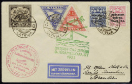Lettre Zeppelin 6è SAF 1932 Pour Le Brésil, T.B. - Altri & Non Classificati