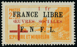 Neuf Sans Charnière N° 310/11, La Paire France Libre T.B. - Altri & Non Classificati