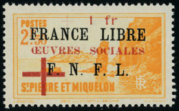 Neuf Sans Charnière N° 310/11, La Paire France Libre T.B. - Other & Unclassified