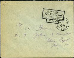 Lettre 2 L Affranchies Avec Cachets Provisoire De 1926 Différents : 1 Cachet PP Càd 22.5.26 Et 1... - Autres & Non Classés
