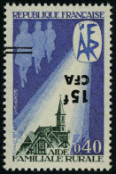Neuf Sans Charnière N° 396a, 15f CFA Sur 40c Famille Rurale, Surcharge Renversée, T.B.... - Altri & Non Classificati