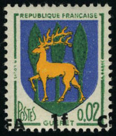 Neuf Sans Charnière N° 342, 1f Sur 0.02c Guéret Surcharge à Cheval, T.B. - Other & Unclassified