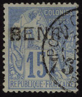 Oblitéré N° 17, 75c Sur 15c Bleu, T.B. Signé Roumet - Other & Unclassified