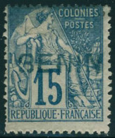 Neuf Sans Gomme N° 6A, 15c Bleu Surcharge Bénin En Bleu, T.B. Signé Roumet - Andere & Zonder Classificatie