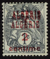 Neuf Avec Charnière N° 1a, 1/2 Sur 1c Type Blanc, Triple Surcharge, T.B. Signé JF Brun - Autres & Non Classés