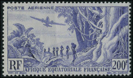 Neuf Sans Charnière N° 52B, 200f Caravane De Porteurs, Violet Au Lieu De Bleu, T.B. Maury - Autres & Non Classés
