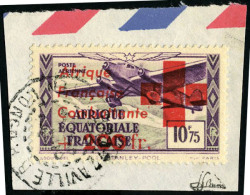 Fragment N° 29, + 200f Sur 10f75 Croix Rouge, Obl Sur Fragment T.B. Signé Brun - Other & Unclassified