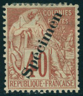 Neuf Sans Gomme N° 57, 40c Type Alphée Dubois, Surchargé Spécimen (grosses Lettres De Bas... - Other & Unclassified