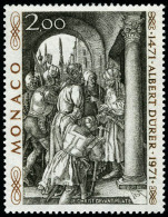 Neuf Sans Charnière N° 876A, 2f Tableau De Dürer, Légende Albert Dürer, Non... - Other & Unclassified