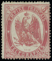 Neuf Avec Charnière N° 5, 25c Rouge T.B. Signé Brun - Autres & Non Classés