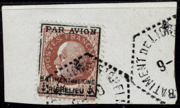 Fragment N° 3, 1.50 Pétain, Bâtiment De Ligne Richelieu, Obl Sur Fragment, T.B. - Autres & Non Classés