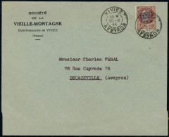 Lettre DECAZEVILLE, Mayer N° 6 Type II Sur L Càd Viviez 30.8.44 Pour Decazeville T.B. Signé +... - Autres & Non Classés