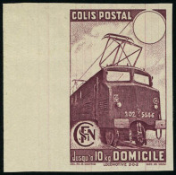 Neuf Sans Gomme N° 230B, Locomotive Lie De Vin Sans Indication De Valeur, ND, T.B. Maury 219a - Autres & Non Classés