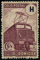 Neuf Sans Gomme N° 224A, Locomotive 10kg Domicile, Non émis H, T.B. Maury - Autres & Non Classés