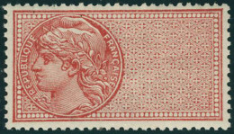 Neuf Avec Charnière N° 33c, Type Daussy, Rouge, Sans Légende, T.B. - Autres & Non Classés