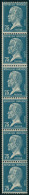 Neuf Avec Charnière N° 15, 75c Pasteur, Roulette Verticale De 6ex, Cl Sur 1ex, T.B. Rare. - Other & Unclassified