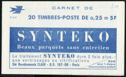 Neuf Sans Charnière N° 2019a, Carnet Croix Rouge 1970 Inscription à 27 Mm T.B. - Autres & Non Classés