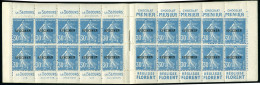 Neuf Sans Charnière N° 192C5as, 30c Bleu Semeuse, Carnet De 20 S 96, SPECIMEN, Superbe, Maury N° 57. - Autres & Non Classés