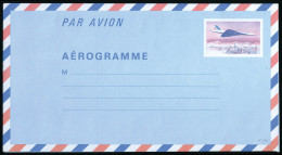 Concorde Aérogramme à 3.70 (N° 1014 ARE) Sans   La Valeur Faciale Ni Mention République... - Autres & Non Classés