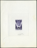 N° 1576, 25c Cinquantenaire De L'Armistice, épreuve D'artiste Signé Gandon T.B. - Autres & Non Classés