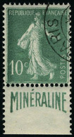 Oblitéré N° 188, Et 188A, Les 10c Vert Phéna Et Minéraline, T.B. - Autres & Non Classés