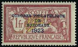Neuf Sans Charnière N° 182, 1f Congrès De Bordeaux T.B. - Autres & Non Classés