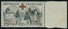Neuf Sans Charnière N° 156, 15 + 5c Croix Rouge, Léger Pli Sinon T.B. - Autres & Non Classés