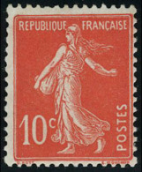 Neuf Sans Charnière N° 138c, 10c Semeuse écarlate, T.B. - Autres & Non Classés