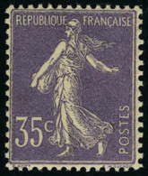 Neuf Sans Charnière N° 136, 35c Violet Excellent Centrage T.B. - Autres & Non Classés