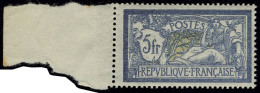 Neuf Sans Charnière N° 123a, 5f Merson Bleu Et Olive, Bdf, T.B. - Autres & Non Classés